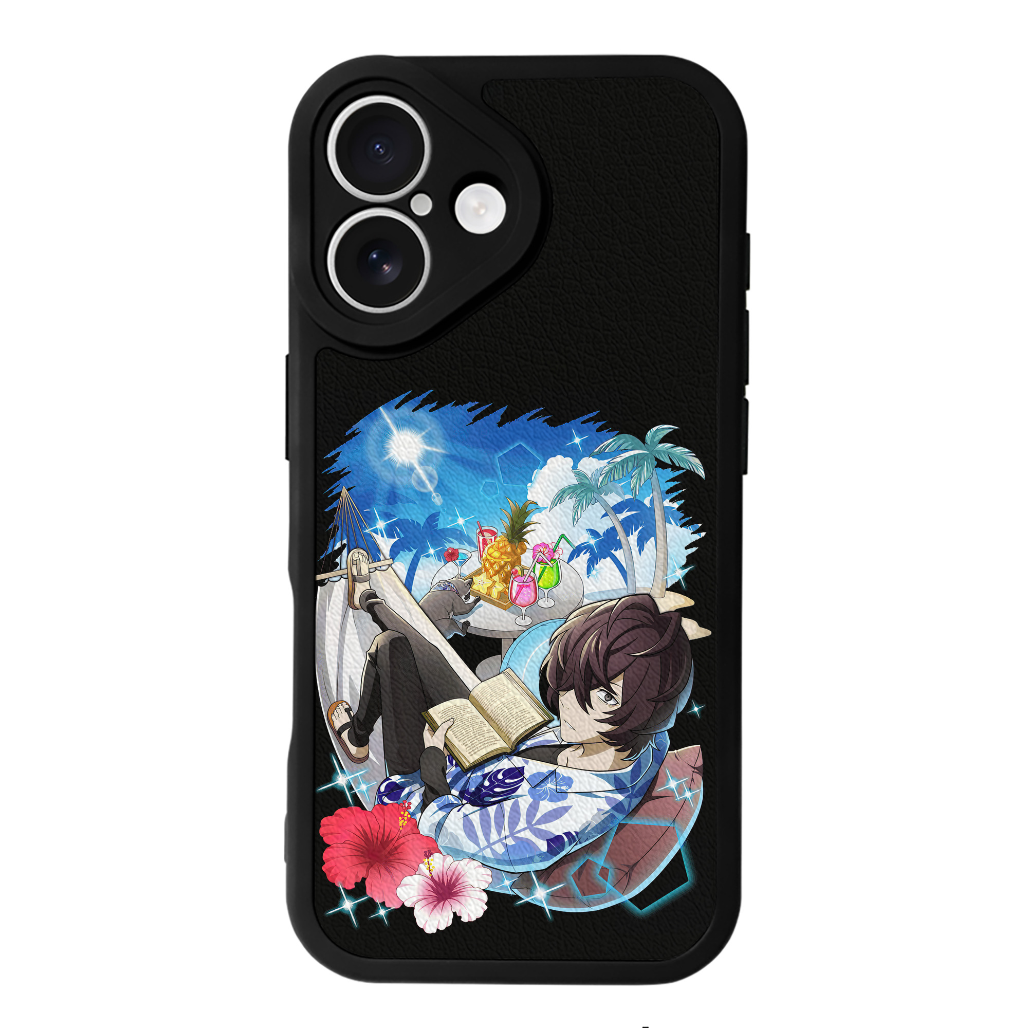 （画像用） 文豪ストレイドッグス Bungo Stray Dogs 【iPhone 16シリーズ対応】シリコンスマホケース（レザー調） 材質：シリコン